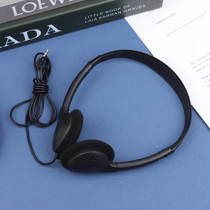 3.5mm Universal Wired Computer Headphone No Microphone Gaming Headset Noise Canceling Sport MP3 Earphone Wired Stereo Headset