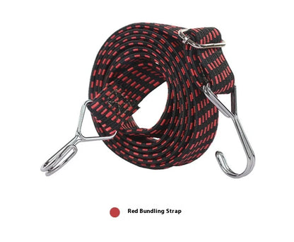 NewElastic Binding Tape Binding Tape Hook Elastic Rope Rubber Band Motorcycle Rear Shelf Bicycle Car Transportation Luggage Rope