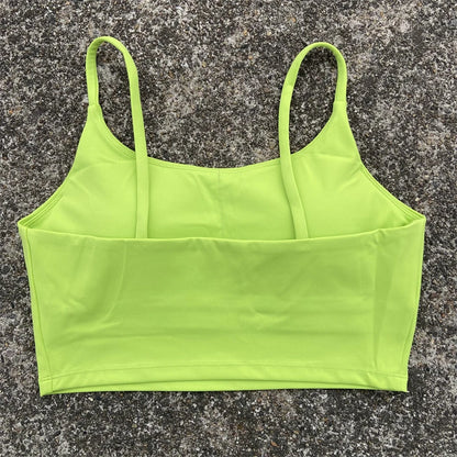 High-Support Sports Bra for Women - Backless, Removable Pads & Breathable