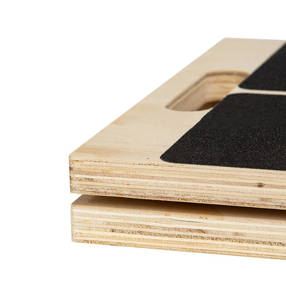 Wooden Slant Board Adjustable Incline Board Portable Calf Stretcher Heavy Duty Calf Stretch Board for Knees Ankle Heel Feet Leg