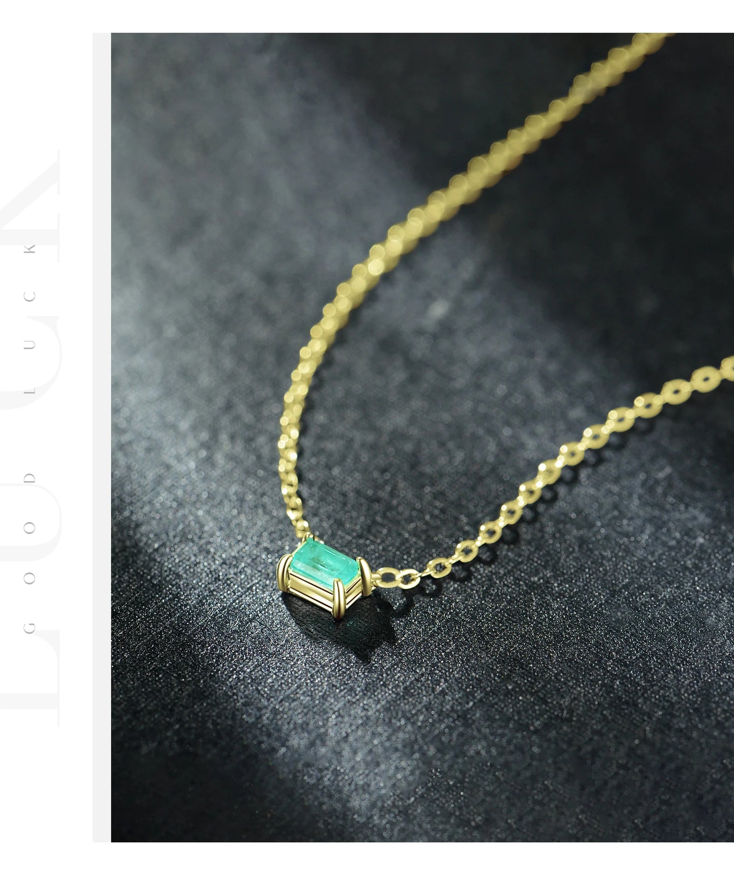 Modian Authentic 925 Sterling Silver Green Tourmaline Necklace Pendant for Women Fashion Bijoux Wedding Statement Jewelry Gifts