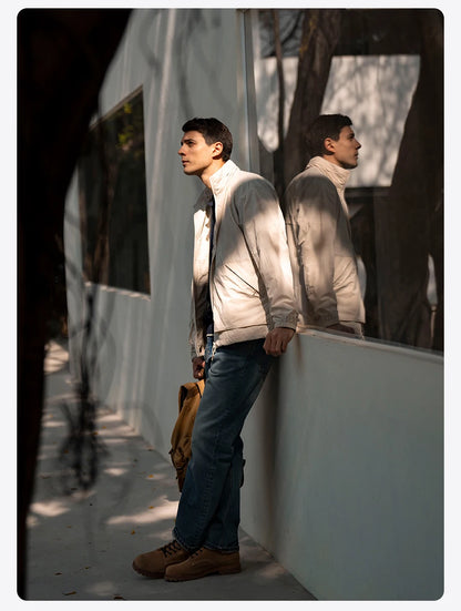 SIMWOOD Lightweight Hooded Jacket – Men’s Oversized Spring/Summer Coat