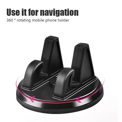 360 Degree Rotating Car Phone Holder Dashboard Holder with Anti-slip Pad for IPhone Samsung Xiaomi Huawei Car Accessories