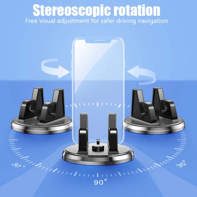 360 Degree Rotating Car Phone Holder Dashboard Holder with Anti-slip Pad for IPhone Samsung Xiaomi Huawei Car Accessories