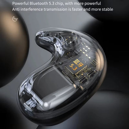 Mini Wireless X55 In-Ear Sleep Bluetooth Earphones TWS Invisible Stereo Headphones with Microphone for HD Calls Headset