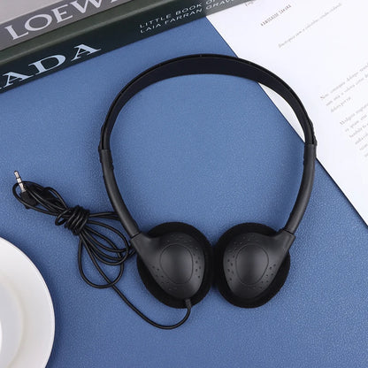 3.5mm Universal Wired Computer Headphone No Microphone Gaming Headset Noise Canceling Sport MP3 Earphone Wired Stereo Headset