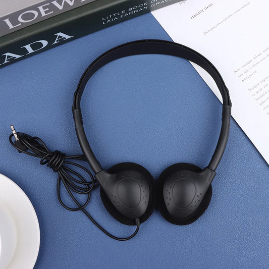 3.5mm Universal Wired Computer Headphone No Microphone Gaming Headset Noise Canceling Sport MP3 Earphone Wired Stereo Headset