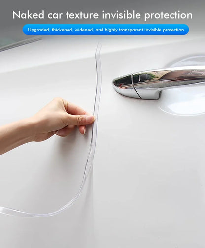 5M Transparent Car Door Edge PVC Scratch Protector Strips Car Anti-collision Sealing Strip Door Anti-scratch Transparent Strip