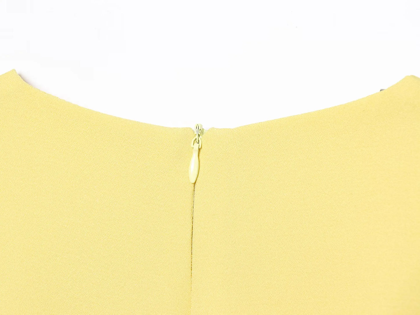 Yellow Slim Fit Mini Dress – Summer 2025 Casual Chic