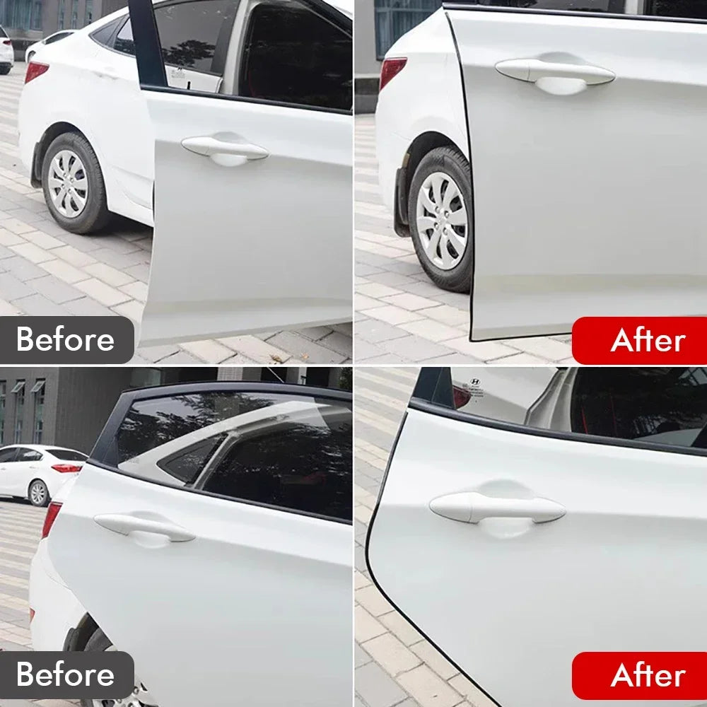 5M Transparent Car Door Edge PVC Scratch Protector Strips Car Anti-collision Sealing Strip Door Anti-scratch Transparent Strip