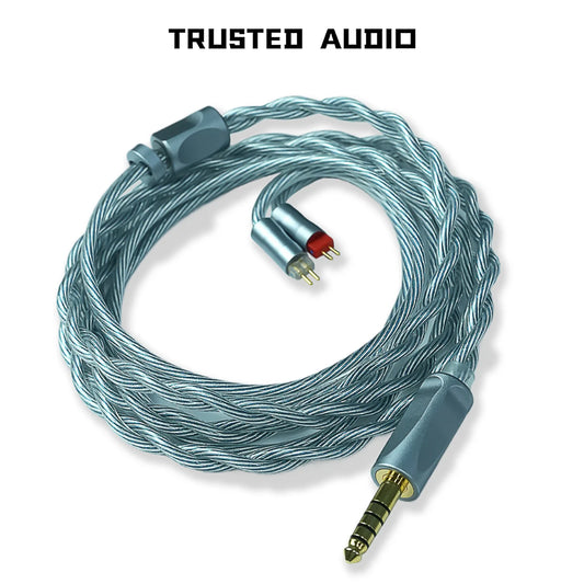 Trusted-50 LN2 Frozen 7N Pure OCC Oil-Graphene PdAg Earphone Cable 3.5mm/4.4mm Balanced MMCX/2Pin/QDC for IE900/IE600/HD600