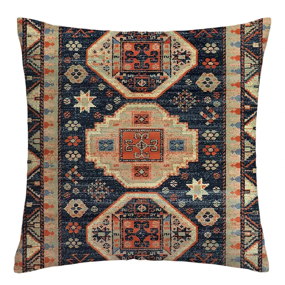 Moroccan ethnic cushion cover, short plush pillowcase 40x40 45x45 50x50 60x60, sofa decorative cushion cover, home decoration