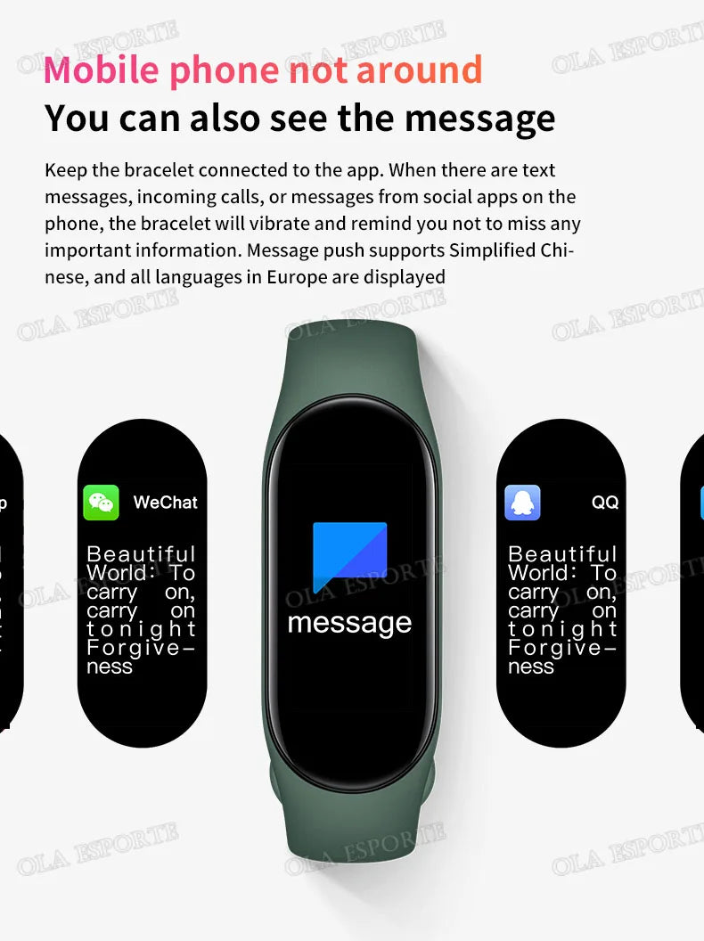 M7 Smartwatch Heart Rate Blood Pressure Monitoring Smart Watch Men Women Fitness Tracker Watch Waterproof Sports Smart Wristband