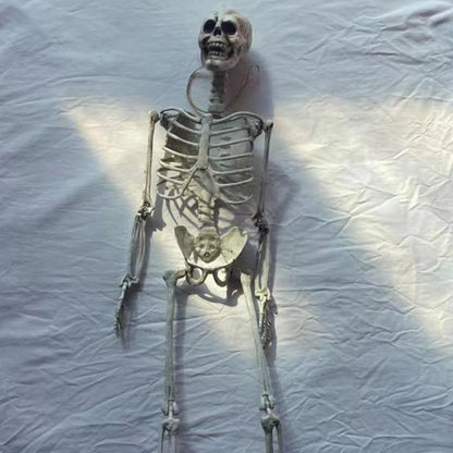 Halloween Realistic Body Bones Movable/Posable Joints Simulation Skull Ornament Festival Theme Full Size Home Party Decorations