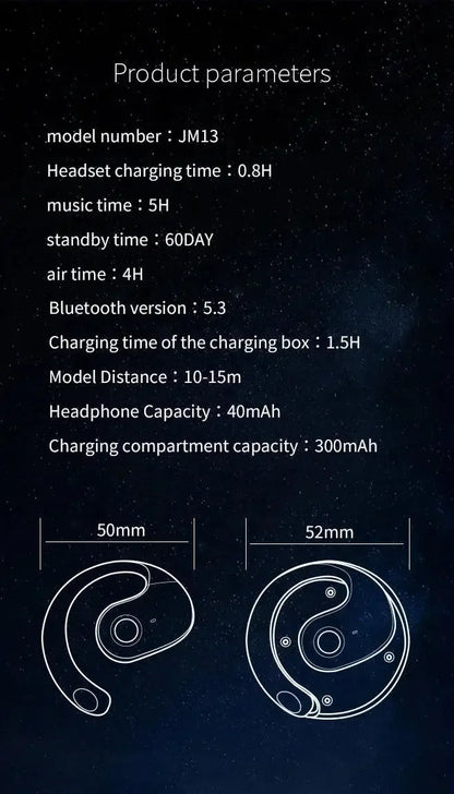 New Bluetooth Headphones AI Real Time Language Translation Earbuds 144 Languages Translator Wireless HiFi Stereo Sound Headph