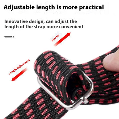 NewElastic Binding Tape Binding Tape Hook Elastic Rope Rubber Band Motorcycle Rear Shelf Bicycle Car Transportation Luggage Rope