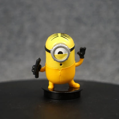Cartoon Despicable Mes Agnes Gru Miniones Dave Stuart Action Figures Model Toys Cute Yellow Doll Desktop Ornaments Children Gift