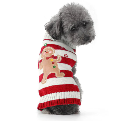 Winter Dog Clothes Christmas Holiday Sweater Chihuahua Teddy Outfit coat for Small Medium Large Dog and Cat  Autumn  Warm
