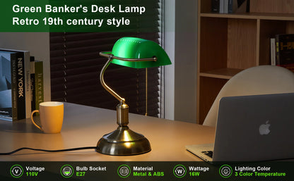 Modern bank desk lamp with US plug pull switch acrylic lampshade without light bulb very suitable for bedroom office and bank