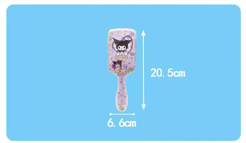 Kawaii Air Cushion Comb SanrioMy Melody Kuromi Cute Portable Massage Comb Cartoon Animation Girls Cute Comb Student Gift