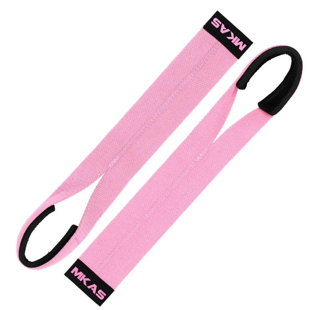 1 Pair Lifting Straps for Weightlifting Durable Cotton Deadlifts Wrist Straps Reinforced Stitching for Gym Snatch Powerlifting