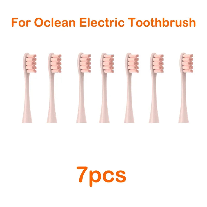 Brush Heads For Oclean Flow/X/ X PRO/ Z1/ F1/ One/ Air 2 /SE Soft Sonic Toothbrush Vacuum DuPont Bristle 7pcs Replacement Heads