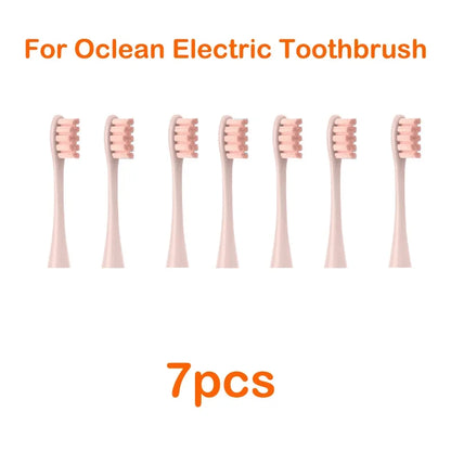 Brush Heads For Oclean Flow/X/ X PRO/ Z1/ F1/ One/ Air 2 /SE Soft Sonic Toothbrush Vacuum DuPont Bristle 7pcs Replacement Heads