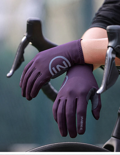INBIKE Autumn Winter Thermal Bicycle Gloves Touch Screen Men Women MTB Road BikeGloves  Sports Fitness Outdoor Cycling Gloves