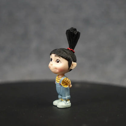 Cartoon Despicable Mes Agnes Gru Miniones Dave Stuart Action Figures Model Toys Cute Yellow Doll Desktop Ornaments Children Gift