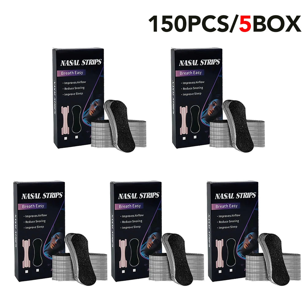 Anti Snoring Nose Strips for Breathing Correction Physical Expansion Breathable Nasal Patch Better Sleep Anti-Snoring Nasal Stri