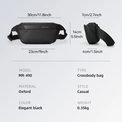 MarkRyden EasePack Sling: Your Daily Leather Crossbody Bag for Travel and Everyday Comfort Crossbody bag Messenger Bag