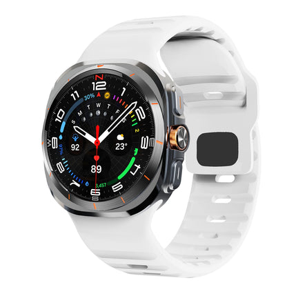 For Samsung Galaxy Watch 7 Ultra Strap 47mm Accessories correa Sport Silicone Bracelet For Galaxy Watch 8 ultra 2025 band 47 mm