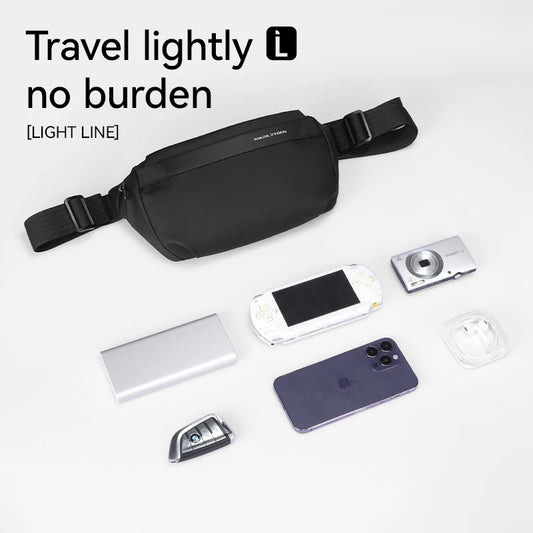 MarkRyden EasePack Sling: Your Daily Leather Crossbody Bag for Travel and Everyday Comfort Crossbody bag Messenger Bag