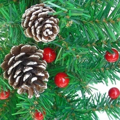 1000/50x Mini Artificial Berries Red Fake Berry Cherry Stamen for Christmas DIY Floral Wreath Ornament New Year Party Home Decor