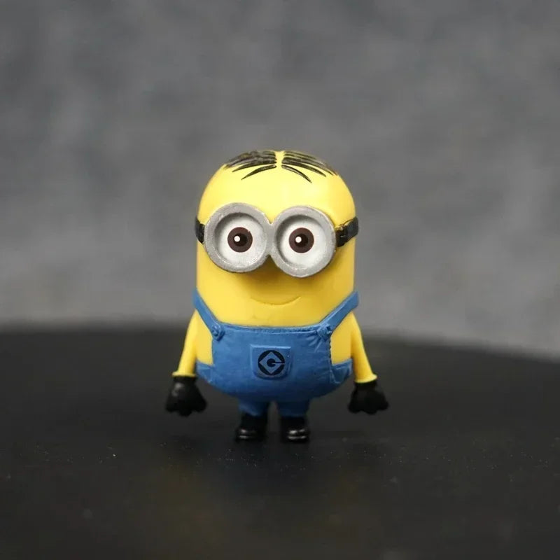 Despicable Mes Gru Agnes Miniones Dave Stuart Action Figures Cute Cartoon Doll Desktop Ornaments Collectible Toys Children Gift
