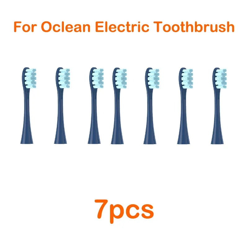 Brush Heads For Oclean Flow/X/ X PRO/ Z1/ F1/ One/ Air 2 /SE Soft Sonic Toothbrush Vacuum DuPont Bristle 7pcs Replacement Heads