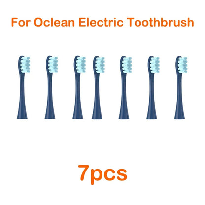 Brush Heads For Oclean Flow/X/ X PRO/ Z1/ F1/ One/ Air 2 /SE Soft Sonic Toothbrush Vacuum DuPont Bristle 7pcs Replacement Heads