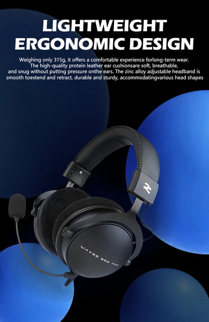 TALOMEN W550X Corded Studio Headphones Stereo Professional DJ Headphones Over-Ear Monitor Headphones with Detachable Cable Gift