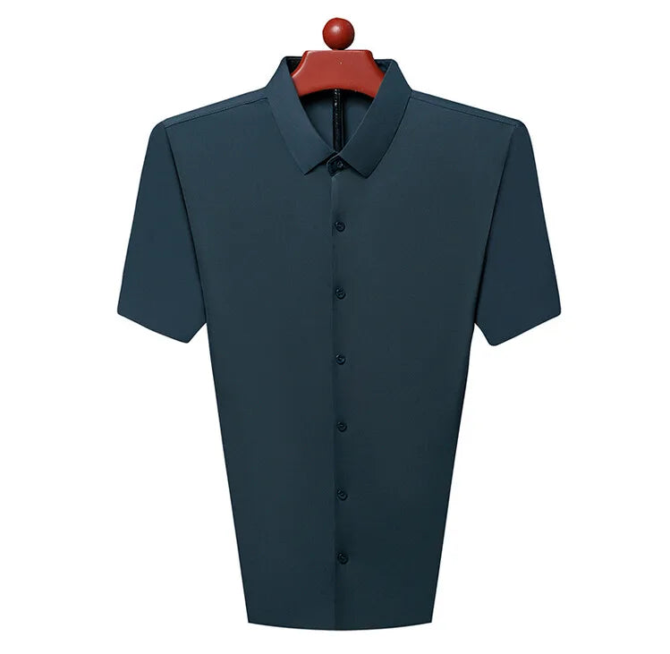 Men’s Ultra Stretch Short Sleeve Shirt – Breathable Business Casual