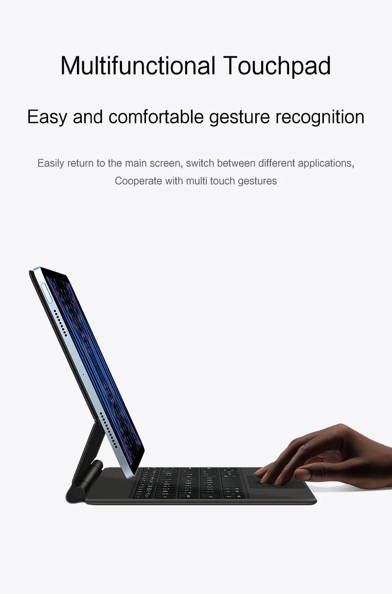 Magic Keyboard For iPad Pro 11 12.9 M4 2024 6th 5th 4th 3rd 2022 2021 2020 2018 M2 Air 4 5 10.9 10th Wireless Smart Cover Case