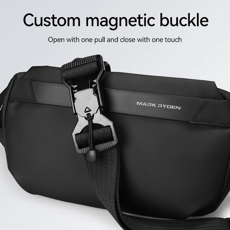MarkRyden EasePack Sling: Your Daily Leather Crossbody Bag for Travel and Everyday Comfort Crossbody bag Messenger Bag