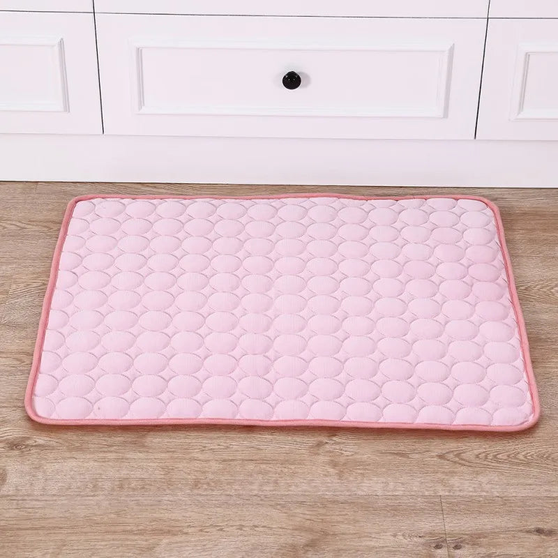 Dog Cooling Mat Summer Pad for Dogs Cat Blanket Breathable dog Bed Kennel Puppy Sleeping Sofa Cushion Dog Accessories