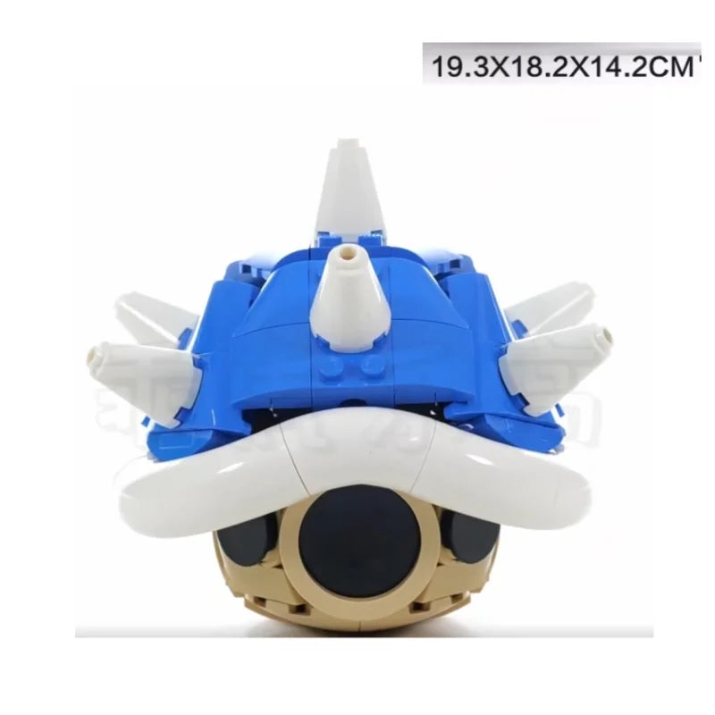 MOC Game Anime Figures 40787 Kart Spiny Shell Turtle Model Sets DIY Creative Building Blocks Kid Toys Christmas Gift