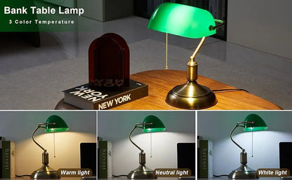 Modern bank desk lamp with US plug pull switch acrylic lampshade without light bulb very suitable for bedroom office and bank
