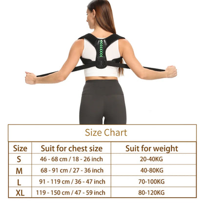 Adjustable Back & Shoulder Posture Corrector Belt