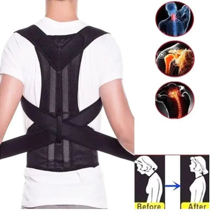 Adjustable Kids Back Posture Corrector with Waist Support