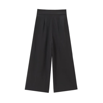 Women’s V-Neck Sleeveless Trouser Set – Summer Chic