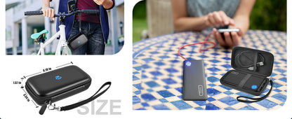 （CASE ONLY)Case Compatible with INIU 10000mAh / for Anker 313 / for Apple MagSafe Portable Charger, Hard Travel Power Bank Batte