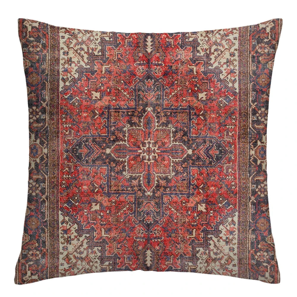 Moroccan ethnic cushion cover, short plush pillowcase 40x40 45x45 50x50 60x60, sofa decorative cushion cover, home decoration