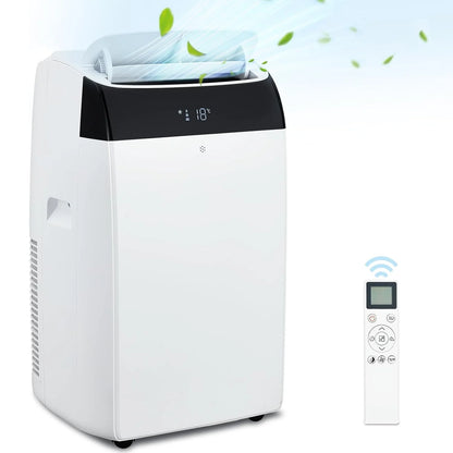 14000 BTU Portable Air Conditioners, 3-In-1 Free Standing Cooling AC Unit With Fan, Dehumidifier, Remote Control, Sleep Mode